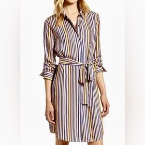 Halogen Stripe Shirtdress